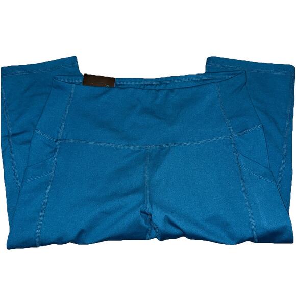 32 Degrees Women Cropped Tight Legging, Blue Size M New With Tag - Picture 4 of 5